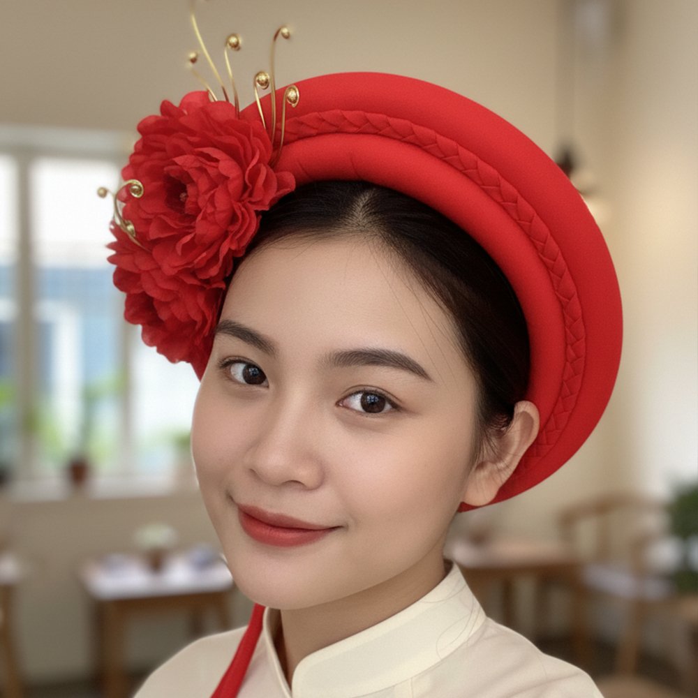 mẫu trang sức đội đầu truyền thống của phụ nữ Việt Nam