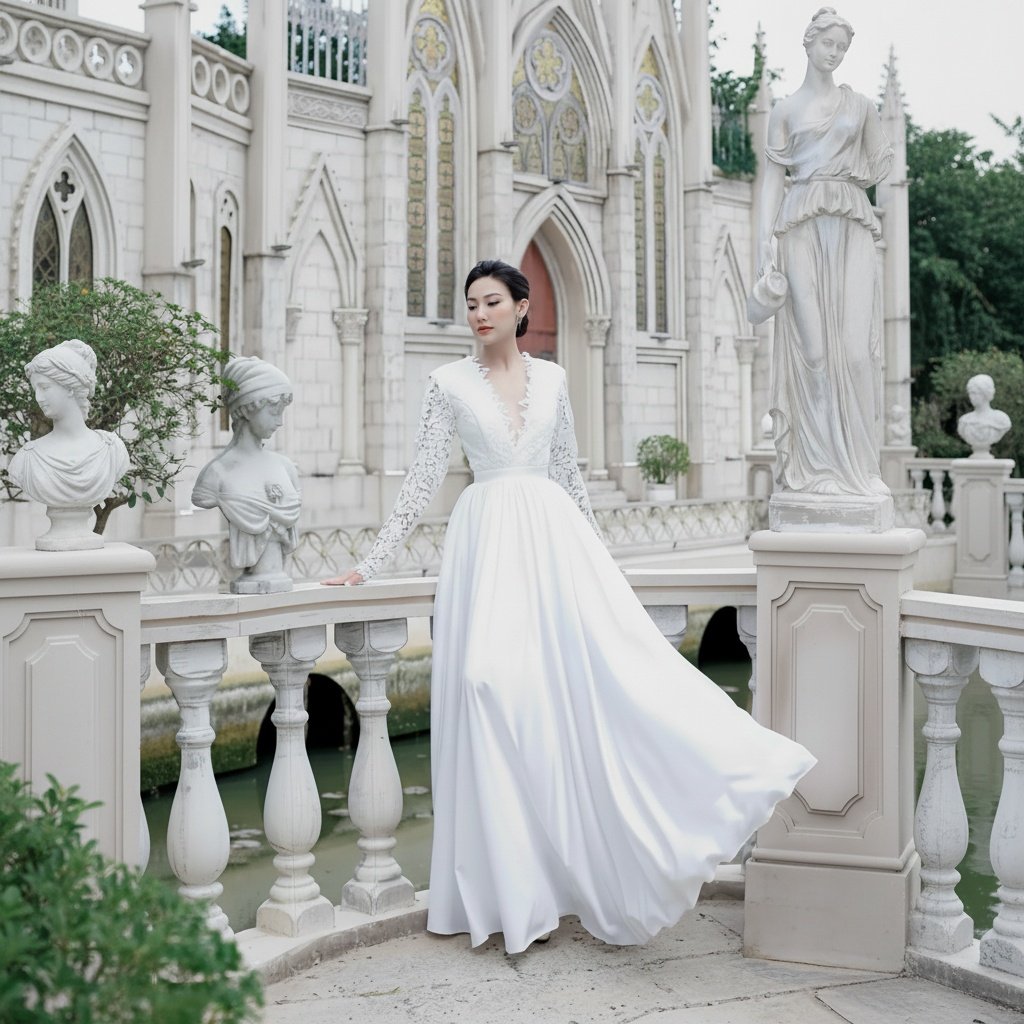 Thuê váy THE NELLA tại Tiệm Nhà Bông với nhiều mẫu đa dạng: váy dài basic, váy ren lá, váy dập ly, váy trễ vai... Sang trọng – thanh lịch – phù hợp tiệc, sự kiện, chụp ảnh. Đặt thuê ngay để luôn tỏa sáng!